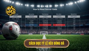 Cách đọc tỷ lệ kèo bóng đá