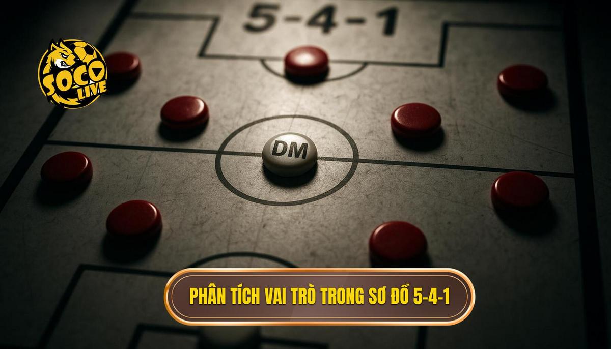 Phân tích vai trò chuyên biệt trong sơ đồ 5-4-1